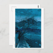 ukiyoe - hasui - No.33 Evening in Beppu - Briefkaart (Voorkant / Achterkant)