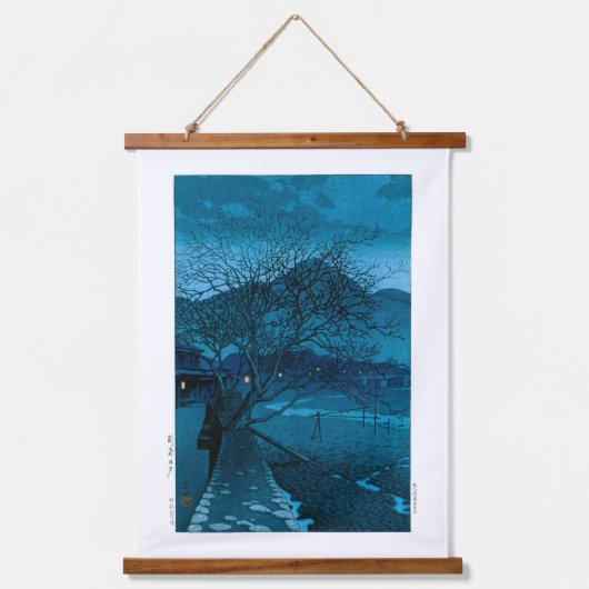 ukiyoe - hasui - No.33 Evening in Beppu - Hangend Wandkleed (Voorkant)