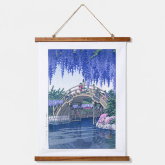 ukiyoe - hasui - No.34 Wisteria at Kameido - Hangend Wandkleed
