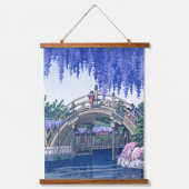 ukiyoe - hasui - No.34 Wisteria at Kameido - Hangend Wandkleed (Voorkant)