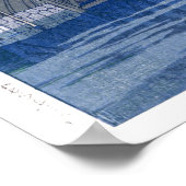 ukiyoe - hasui - No.34 Wisteria at Kameido - Poster (Hoek)