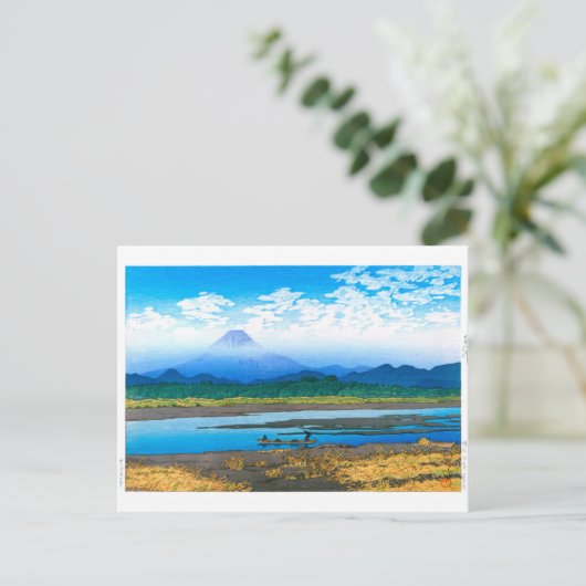 ukiyoe - hasui - No.37 Banyüu - Briefkaart (Staand voorkant)