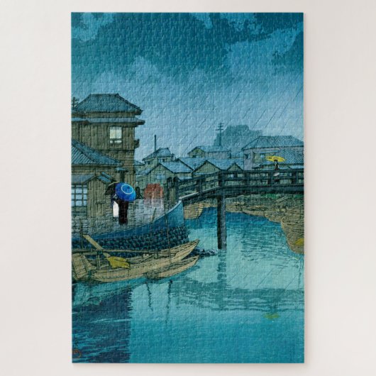 ukiyoe - hasui - No.39 Shinagawa - Legpuzzel (Verticaal)