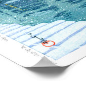 ukiyoe - hasui - No.40 Snow at Kiba - Poster (Hoek)