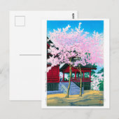 ukiyoe - hasui - No.44 Kiyomizu Hall, Ueno - Briefkaart (Voorkant / Achterkant)