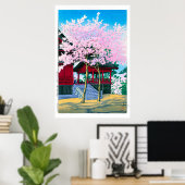 ukiyoe - hasui - No.44 Kiyomizu Hall, Ueno - Poster (Thuiskantoor)