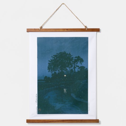 ukiyoe - hasui - No.45 Minuma River in Omiya - Hangend Wandkleed (Voorkant)