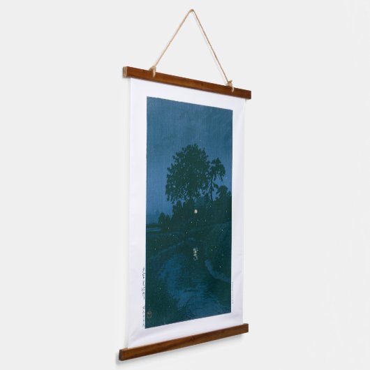 ukiyoe - hasui - No.45 Minuma River in Omiya - Hangend Wandkleed (Gebogen)