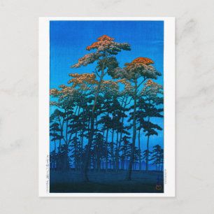 ukiyoe - hasui - No.46 Hikawa Park in Omiya - Briefkaart