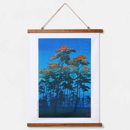 ukiyoe - hasui - No.46 Hikawa Park in Omiya - Hangend Wandkleed (Voorkant)