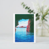 ukiyoe - hasui - No.47 Kojaku Cavern, Oga ... Briefkaart (Staand voorkant)