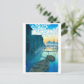 ukiyoe - hasui - No.48 Morning on the Daikon Wharf Briefkaart (Staand voorkant)