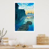 ukiyoe - hasui - No.48 Morning on the Daikon Wharf Poster (Keuken)