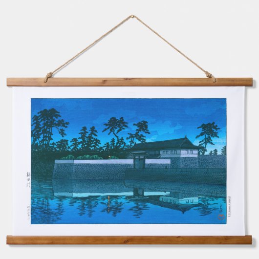 ukiyoe - hasui - No.5 Sakurada Gate - Hangend Wandkleed (Voorkant)