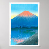 ukiyoe - hasui - No.7 Daybreak over het meer van Y Poster (Voorkant)