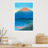 ukiyoe - hasui - No.7 Daybreak over het meer van Y Poster (Keuken)