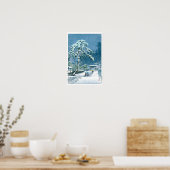ukiyoe - hasui - Nr.12 De Hommonji-tempel, … Poster (Keuken)