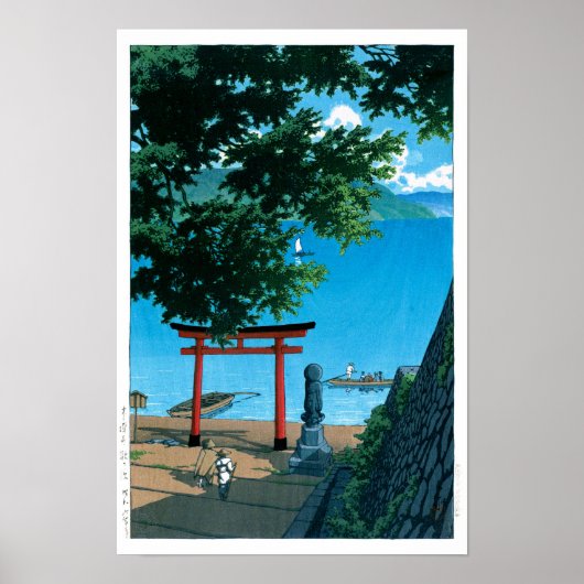 ukiyoe - hasui - Nr.32 Chuzenji, Utagahama - Poster (Voorkant)