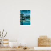 ukiyoe - hasui - nr.39 Shinagawa - Poster (Keuken)