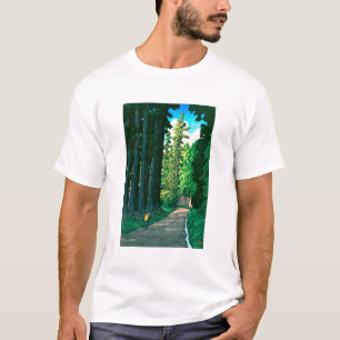 ukiyoe hasui Nr 57 Historische Nikkō-weg T-shirt