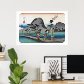 ukiyoe - Hiroshige - No.07 Hiratsuka - Poster (Thuiskantoor)