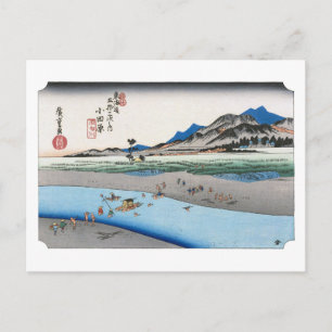 ukiyoe Hiroshige No.09-2 Odawara Briefkaart