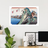 ukiyoe - Hiroshige - No.10 Hakone - Poster (Thuiskantoor)