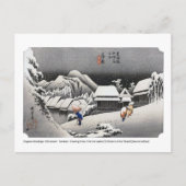 ukiyoe - Hiroshige - No.15-2 Kambara - Briefkaart (Voorkant)