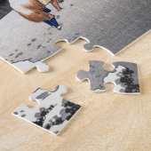 ukiyoe Hiroshige No.15-2 Kambara Legpuzzel (Zijkant)