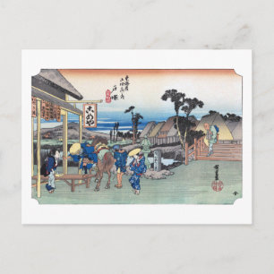 ukiyoe Hiroshige nr.05-1 Totsuka Briefkaart