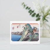 ukiyoe Hiroshige Nr.10 Hakone Briefkaart (Staand voorkant)