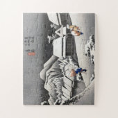 ukiyoe Hiroshige Nr.15-2 Kambara Legpuzzel (Verticaal)