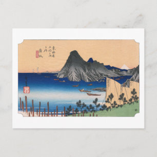ukiyoe Hiroshige Nr.30 Maisaka Briefkaart