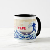 ukiyoe - Hokusai : No21 Great Wave - Mok (Voorkant rechts)