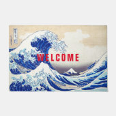 ukiyoe - Hokusai : No.21 Great Wave - Deurmat (Voorkant)