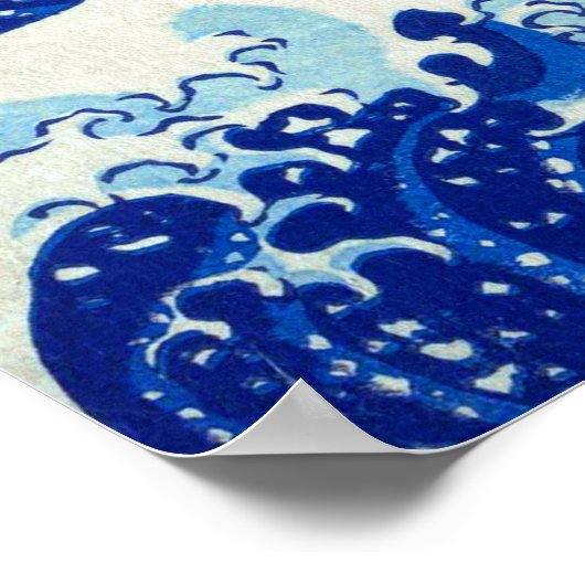 ukiyoe - Hokusai : No.21 Great Wave - Poster (Hoek)