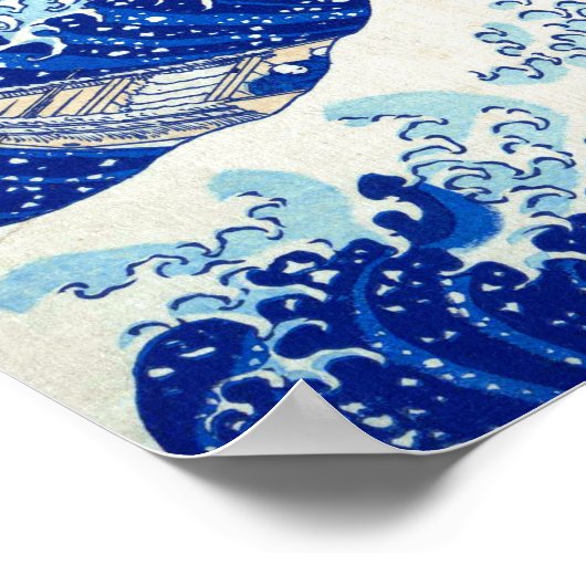 ukiyoe - Hokusai : No.21 Great Wave - Poster (Hoek)