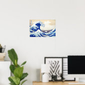 ukiyoe - Hokusai : No.21 Great Wave - Poster (Thuiskantoor)