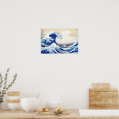 ukiyoe - Hokusai : No.21 Great Wave - Poster (Keuken)