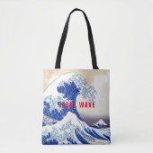 ukiyoe - Hokusai : No.21 Great Wave - Tote Bag (Voorkant)