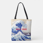 ukiyoe - Hokusai : No.21 Great Wave - Tote Bag (Achterkant)