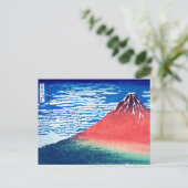 ukiyoe - Hokusai : No.33 Red Fuji - Feestdagenkaart (Staand voorkant)