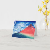 ukiyoe - Hokusai : No.33 Red Fuji - Kaart (Gele Bloem)