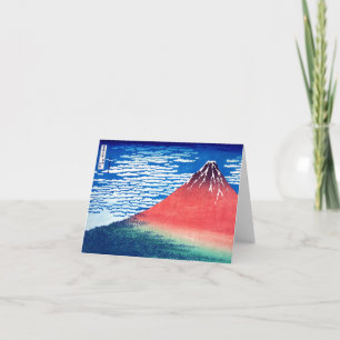 ukiyoe - Hokusai : No.33 Red Fuji - Kaart