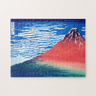 ukiyoe - Hokusai : No.33 Red Fuji - Legpuzzel