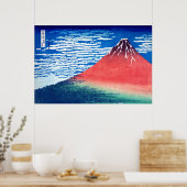 ukiyoe - Hokusai : No.33 Red Fuji - Poster (Keuken)