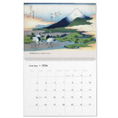 ukiyoe [hokusai] Zesendertig Uitzicht van de berg  Kalender (Jan 2026)