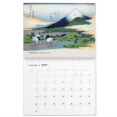 ukiyoe [hokusai] Zesendertig Uitzicht van de berg  Kalender (Jan 2027)