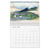 ukiyoe [hokusai] Zesendertig Uitzicht van de berg  Kalender (Jan 2027)