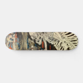 ukiyoe japan skateboard skull (Horizontaal)